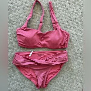 Athleta pink bikini, New